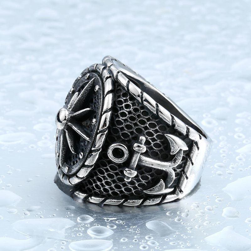 Anchor Aweigh Lighthouse Ship Ring