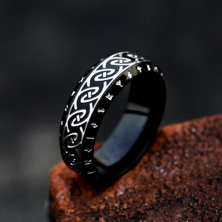 Vintage Rune Amulet Ring