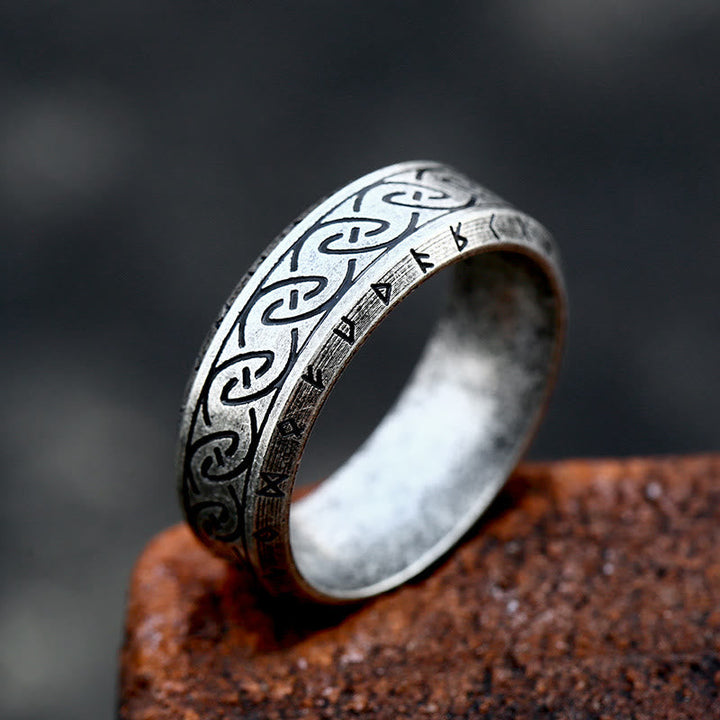 Vintage Rune Amulet Ring
