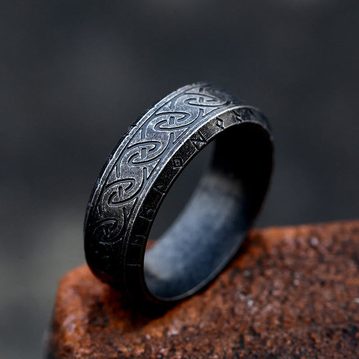 Vintage Rune Amulet Ring