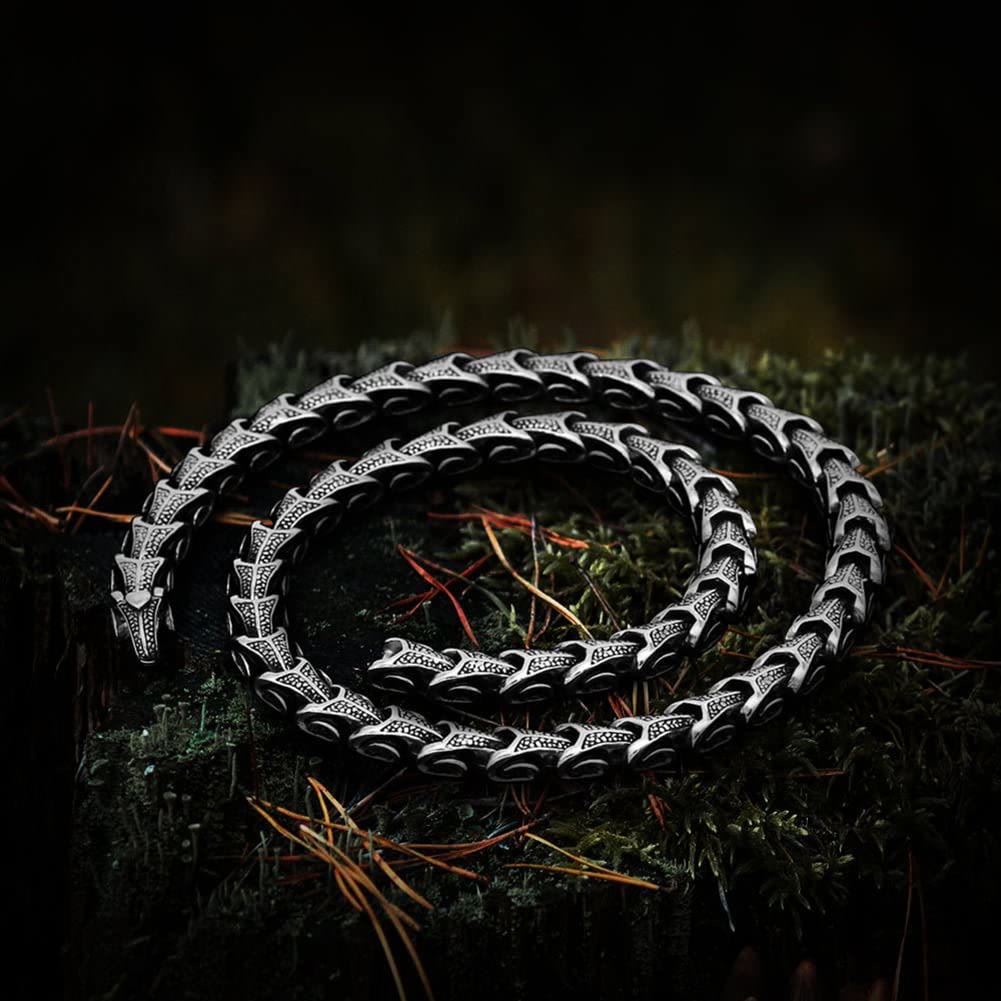 Ouroboros Dragon Necklace