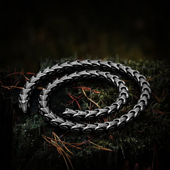 Ouroboros Dragon Necklace