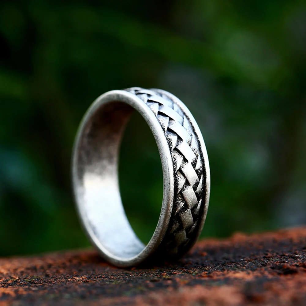 Viking Vintage Braid Ring