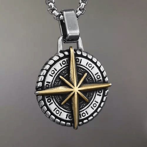 The North Star Stainless Steel Pendant Necklace