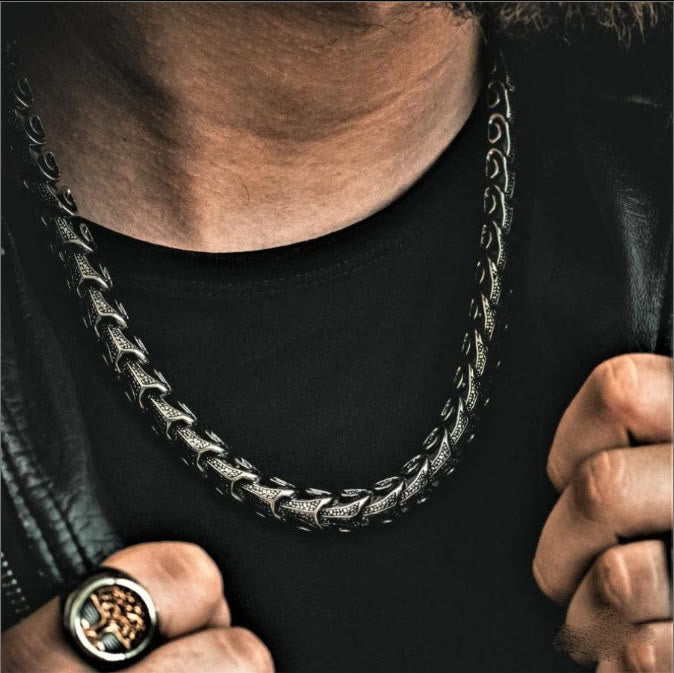 Ouroboros Dragon Necklace
