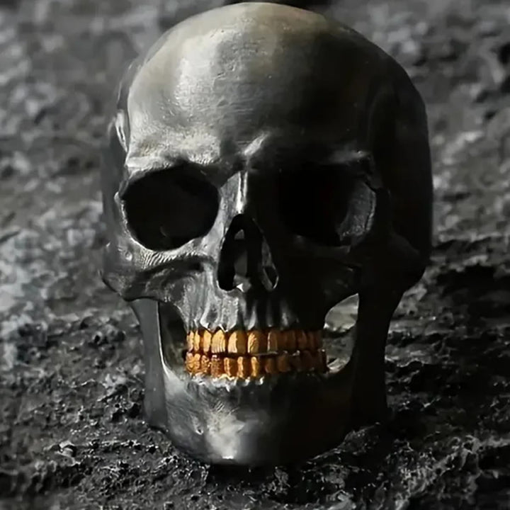 Bone Reaper Skull Head Skeleton Ring