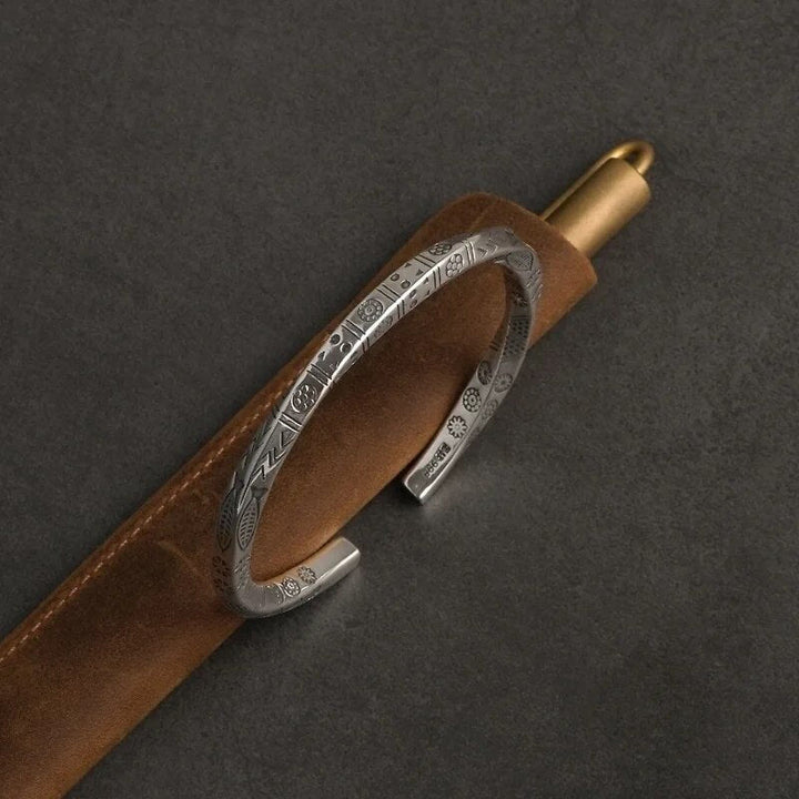 Nordic Silver Viking Bracelet