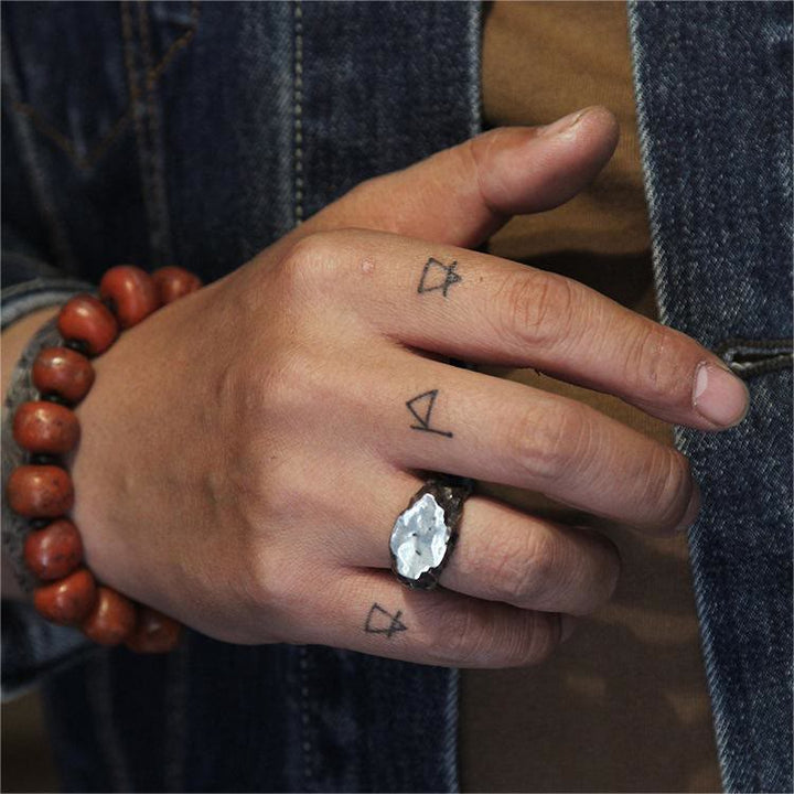 Hard Stone Rough Nomadic Ring