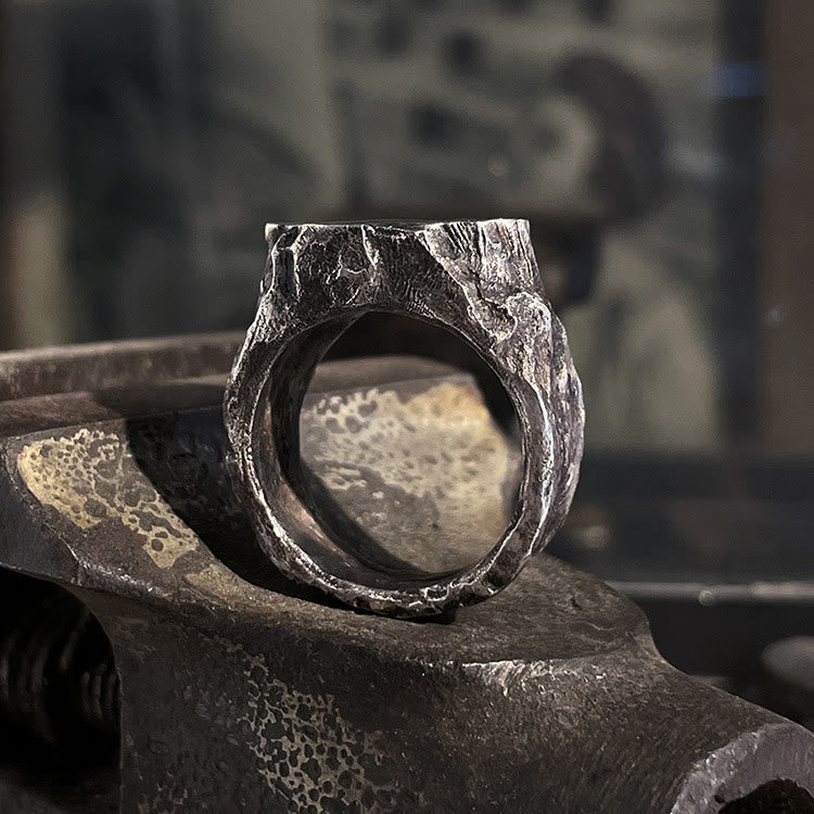 Hard Stone Rough Nomadic Ring