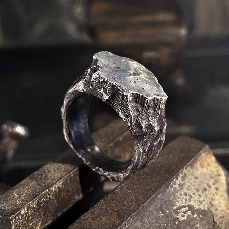 Hard Stone Rough Nomadic Ring