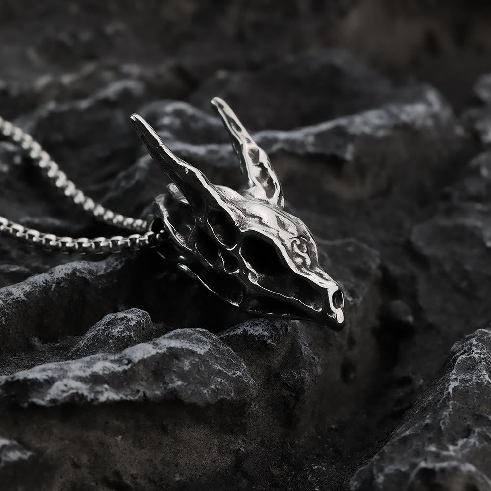 Dragon Spirit Skull Bone Necklace