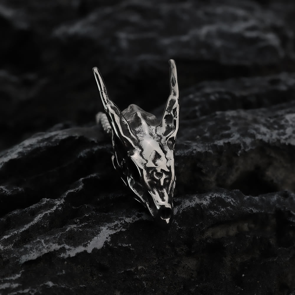 Dragon Spirit Skull Bone Necklace
