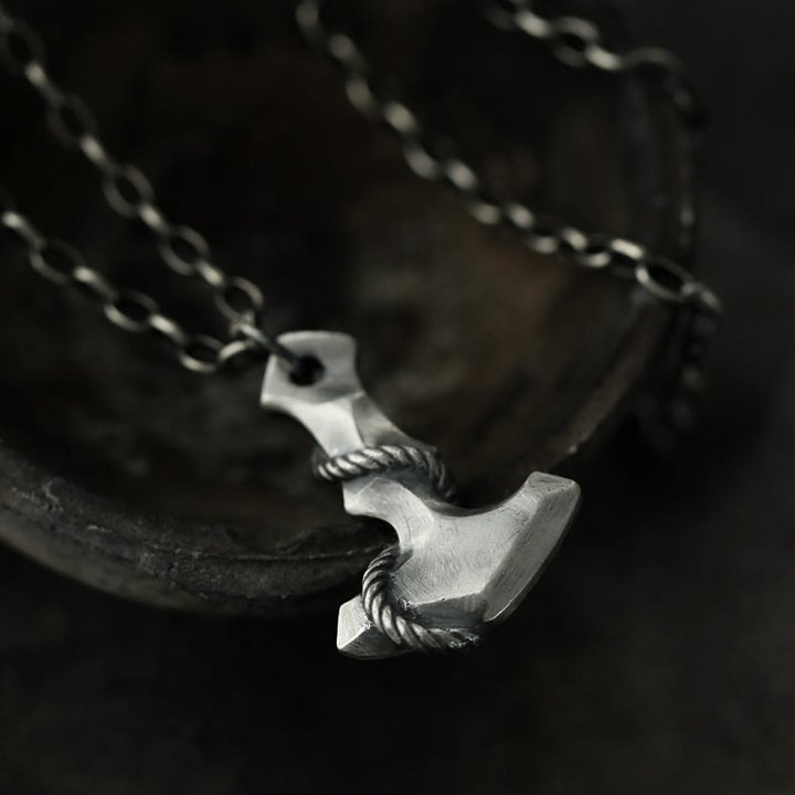 Handcrafted 999 Silver Anchor Necklace