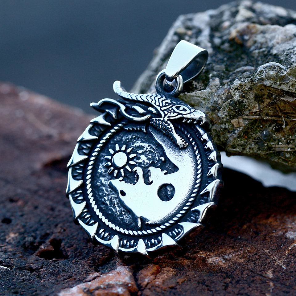 Jormungandr Surrounded Necklace
