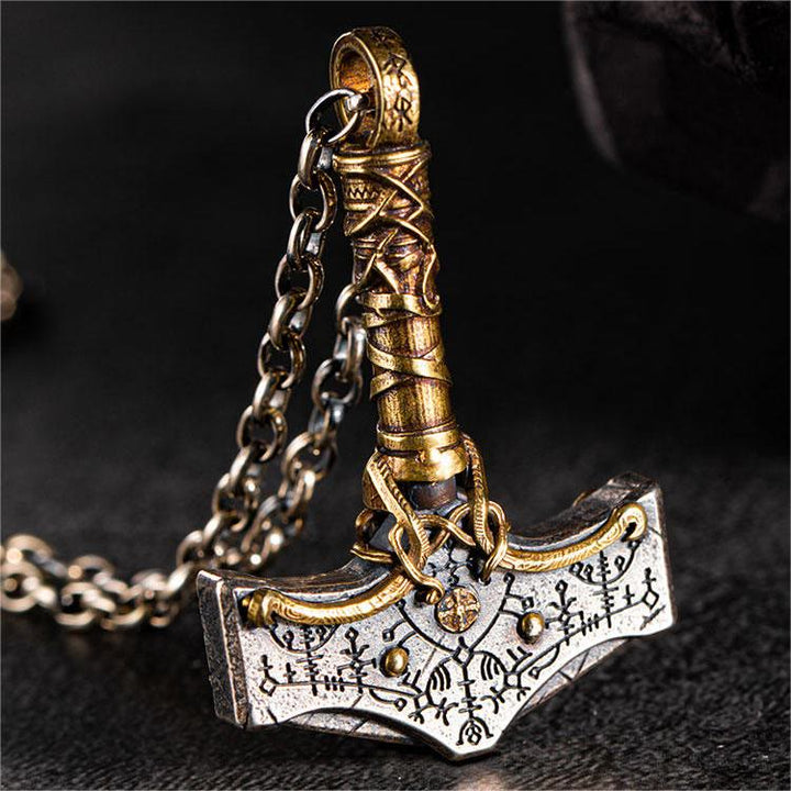 Handcrafted 925 Silver Mjolnir Necklace