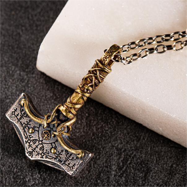 Handcrafted 925 Silver Mjolnir Necklace