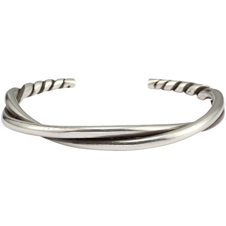 Handmade Twist Wire Open Bracelet