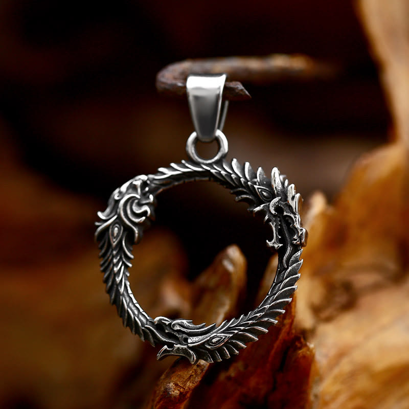 Domineering Three-headed Dragon Necklace
