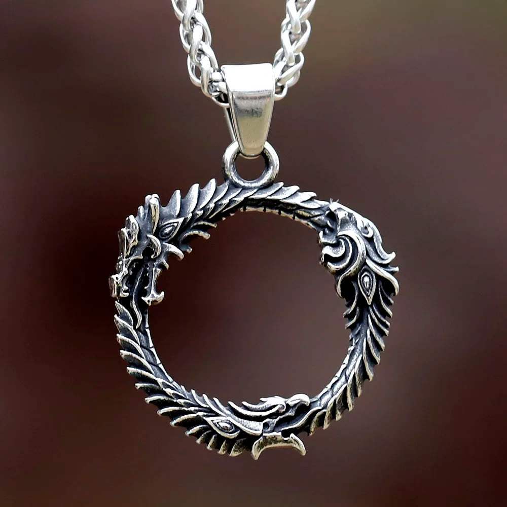 Domineering Three-headed Dragon Necklace