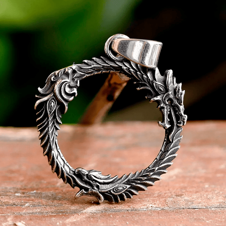 Domineering Three-headed Dragon Necklace