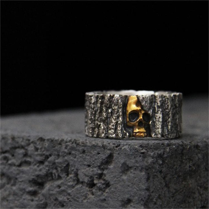Immortality Skull Engraved Ring
