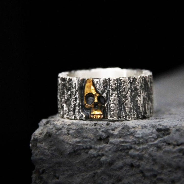 Immortality Skull Engraved Ring