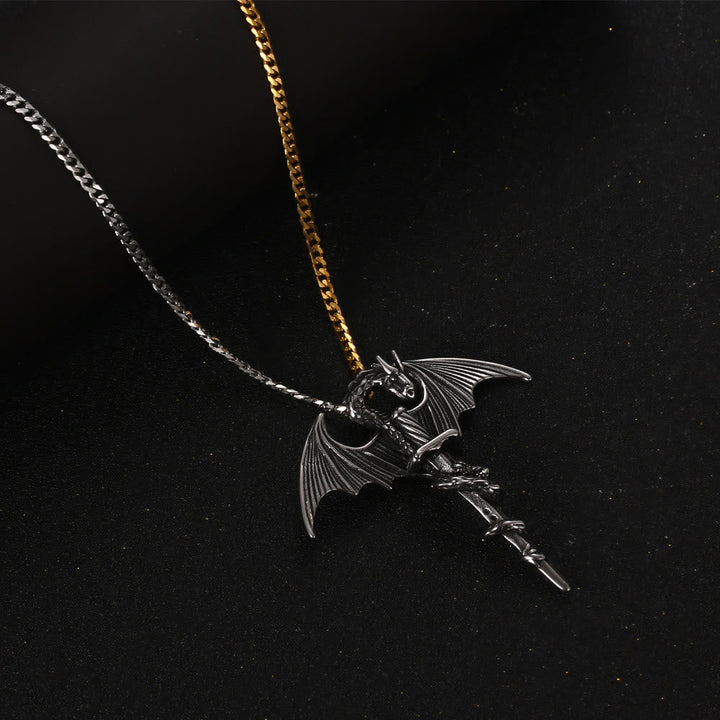 Pterosaur Sword Flying Dragon Necklace