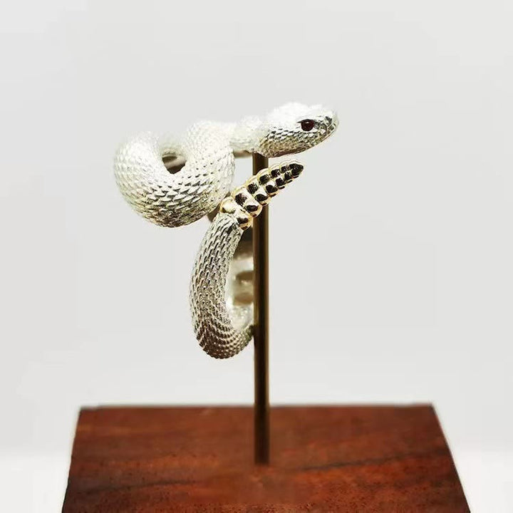 Vintage Rattlesnake Adjustable Ring