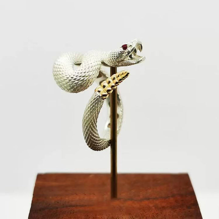 Vintage Rattlesnake Adjustable Ring