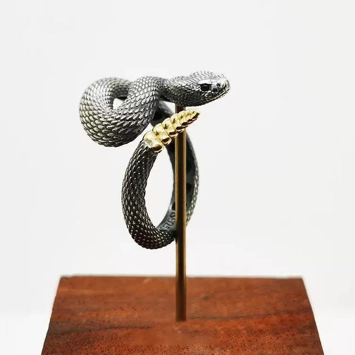 Vintage Rattlesnake Adjustable Ring