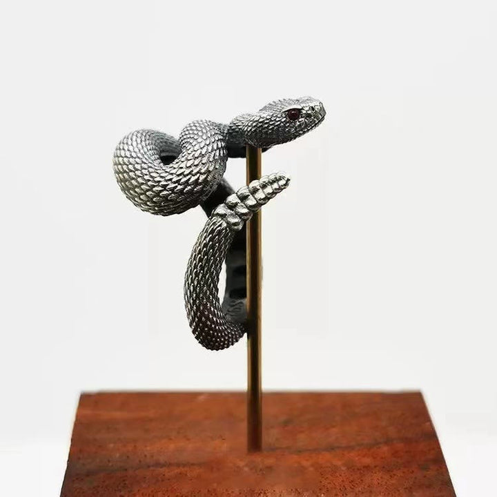 Vintage Rattlesnake Adjustable Ring