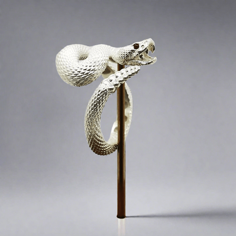 Vintage Rattlesnake Adjustable Ring