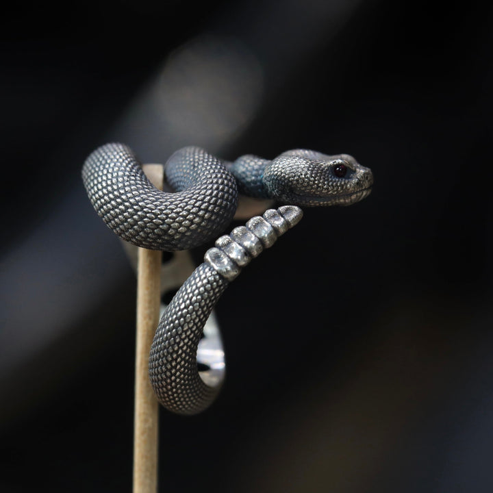 Vintage Rattlesnake Adjustable Ring