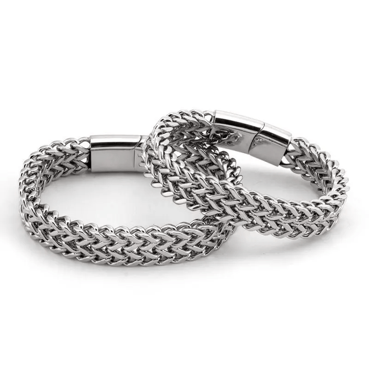 Classic Double Row Wheat Chain Bracelet