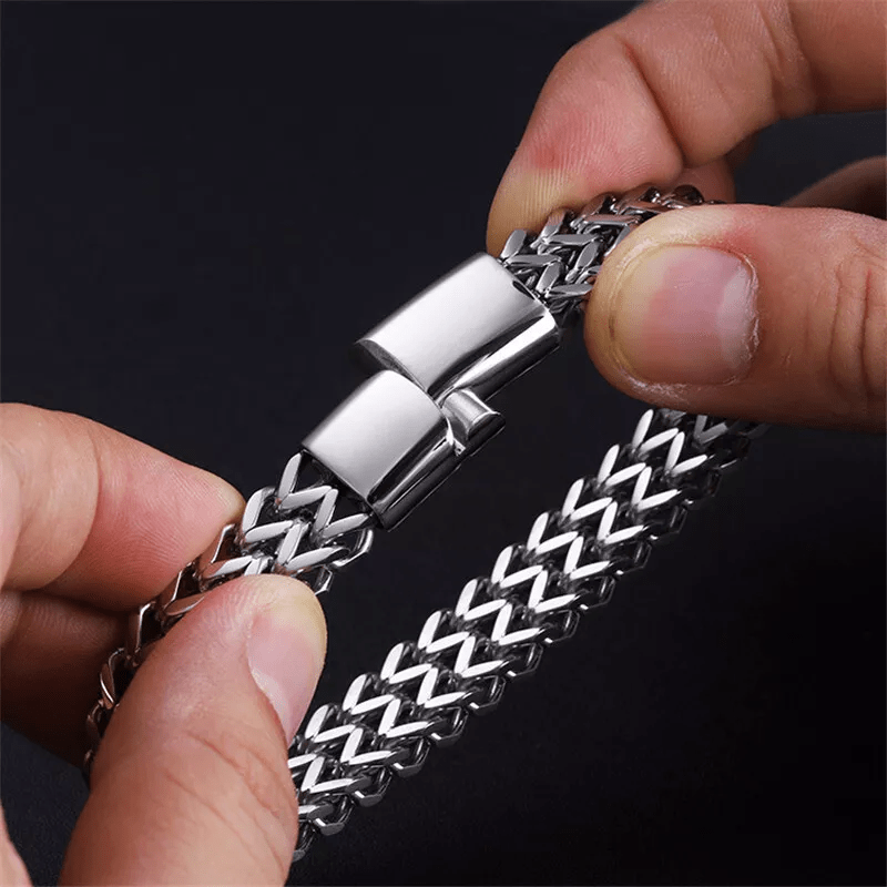 Classic Double Row Wheat Chain Bracelet
