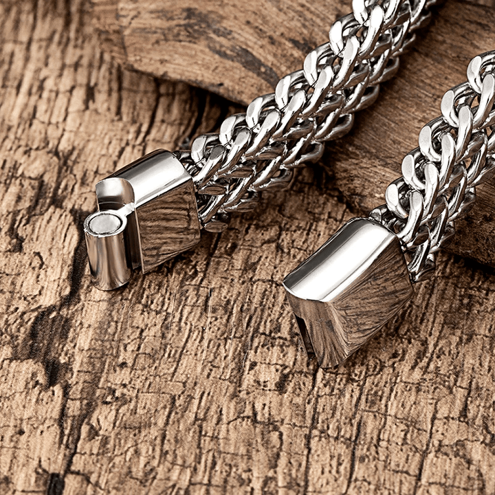 Classic Double Row Wheat Chain Bracelet