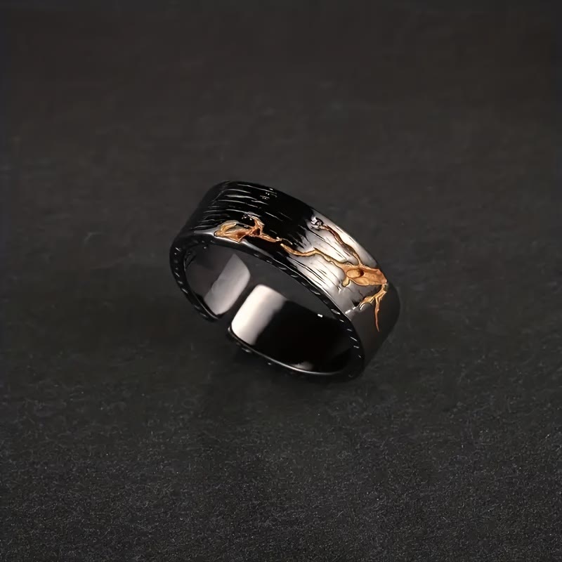 Golden Stone Ring
