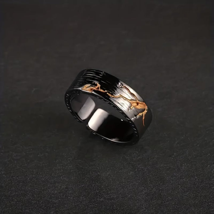 Golden Stone Ring