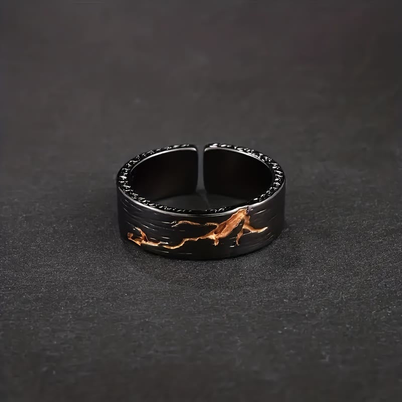 Golden Stone Ring