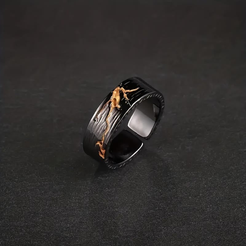 Golden Stone Ring