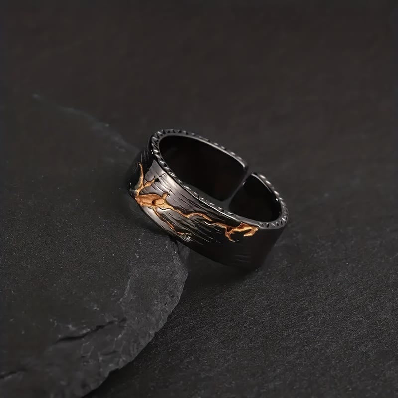 Golden Stone Ring