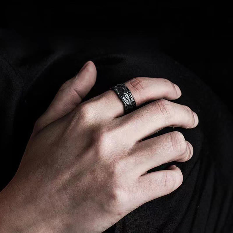 Hammered Fracture Ring