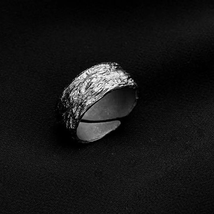 Hammered Fracture Ring