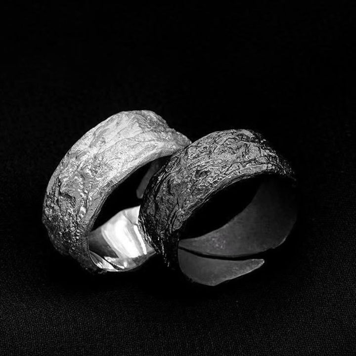 Hammered Fracture Ring