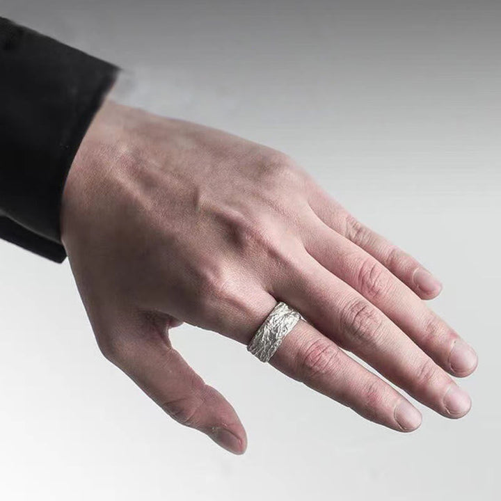 Hammered Fracture Ring