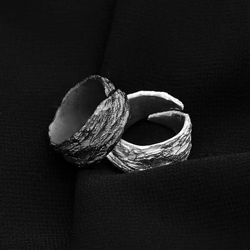 Hammered Fracture Ring