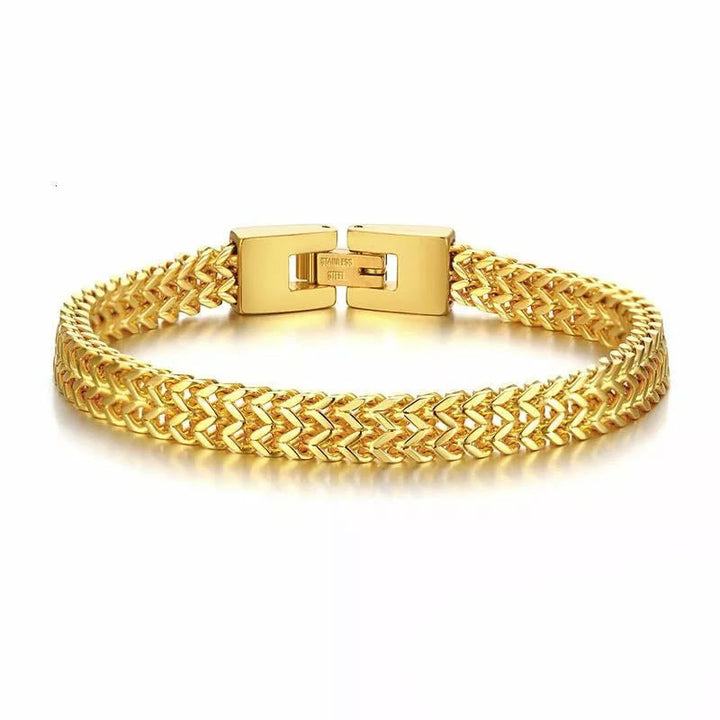 Stainless Steel Wheat Bracelet
