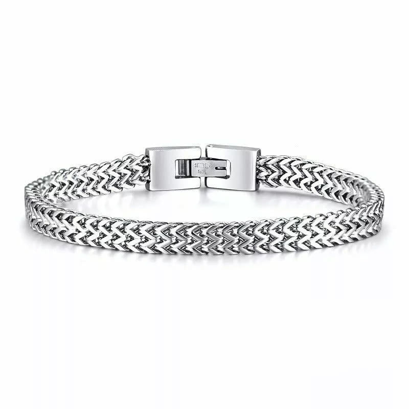 Stainless Steel Wheat Bracelet