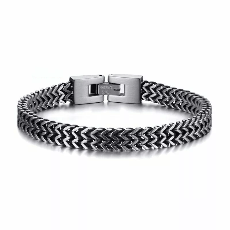 Stainless Steel Wheat Bracelet