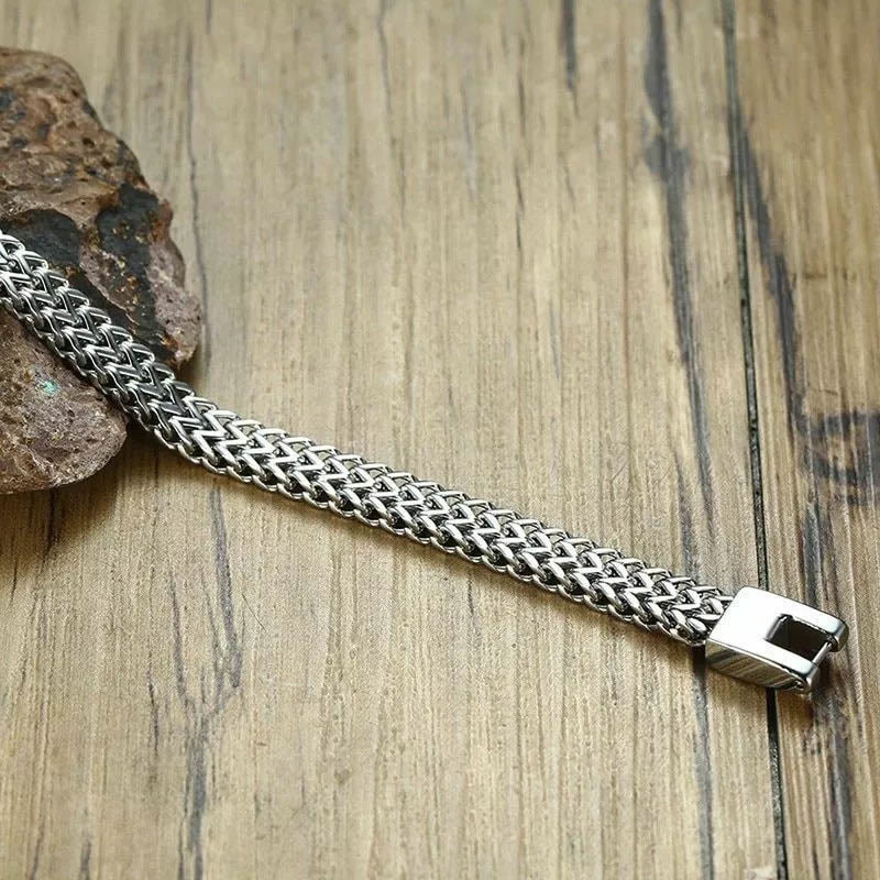 Stainless Steel Wheat Bracelet